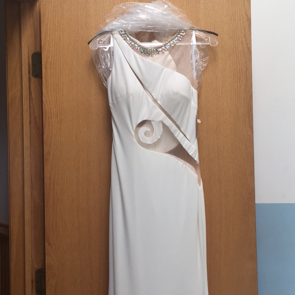 NWT IVORY JERSEY DRESS